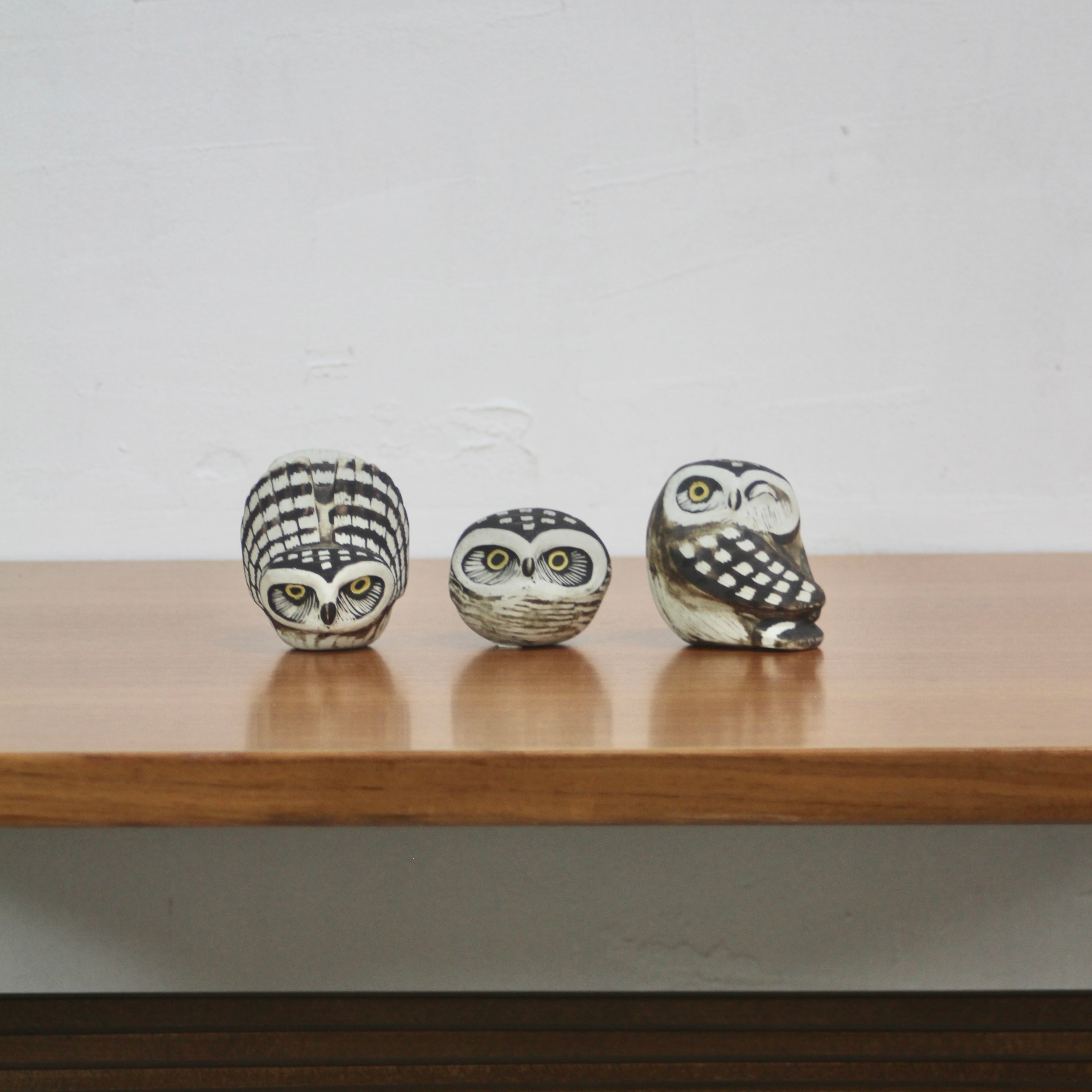 グスタフスベリ / Gustavsberg ふくろう3点セット エドヴァルド・リンダール