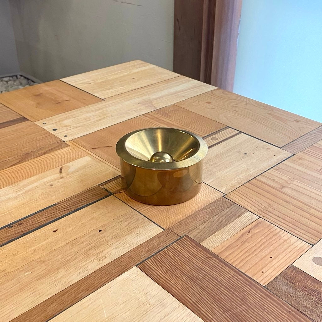 アレッシィ / ALESSI バウハウス アッシュトレイ / Bauhaus Ashtray 真鍮製 灰皿