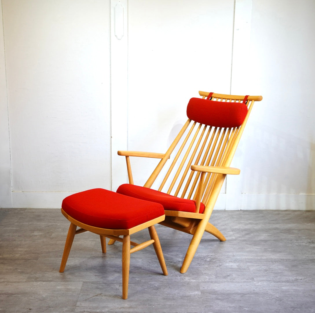 柏木工 シビル / CIVIL イージーチェア&オットマン 飛騨高山