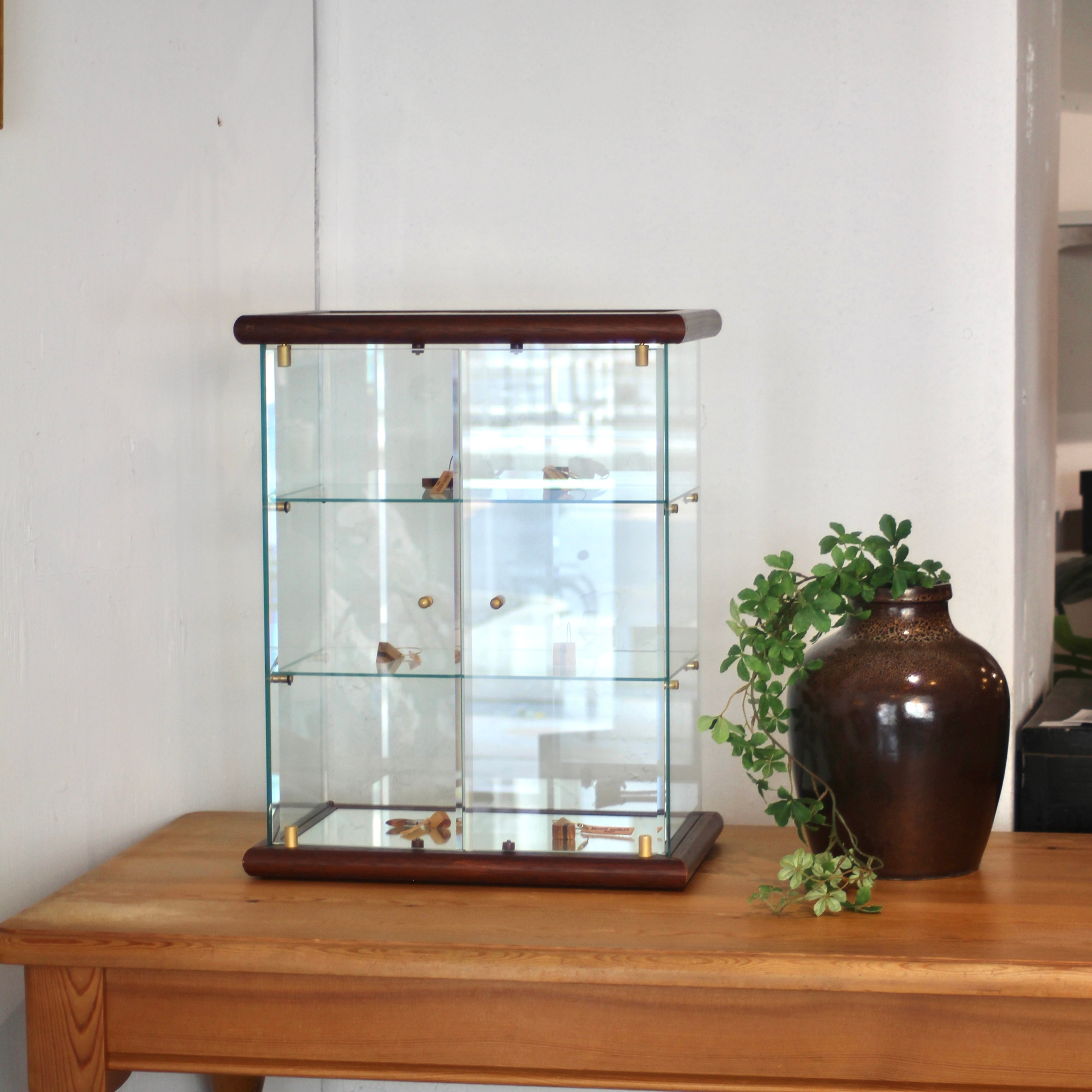 卓上ガラスショーケース キャビネット 小