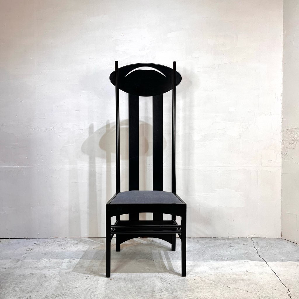 名作 マッキントッシュ「ArgyleChair/アーガイルチェア」4脚セット 椅子 ハイバック ダイニング Charles Rennie Mackintosh リプロダクト チャールズ・レニー・マッキントッシュ/ArgyleChairアーガイルチェア