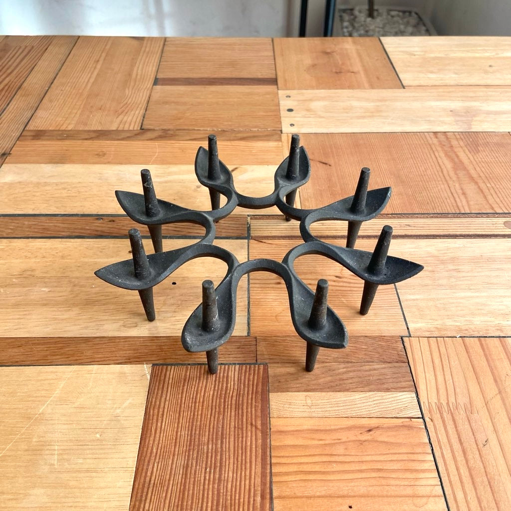ダンスク / DANSK イェンス・クイストゴー / Jens.H.Quistgaard アイアン キャンドルホルダー 8灯 ヴィンテージ
