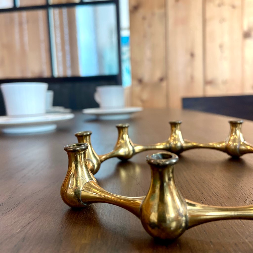 ダンスク / DANSK イェンス・クイストゴー / Jens.H.Quistgaard 真鍮 キャンドルホルダー 9灯 ヴィンテージ