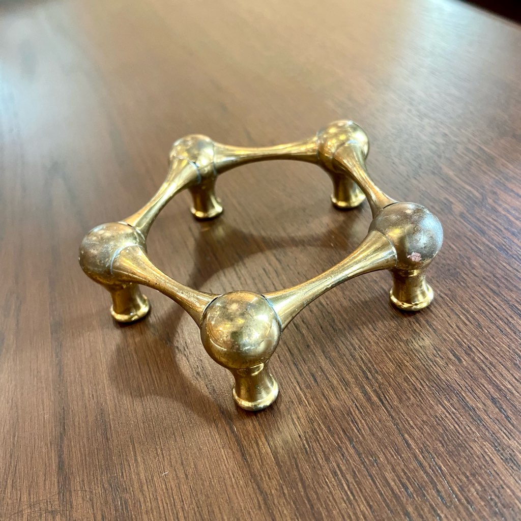 ダンスク / DANSK イェンス・クイストゴー / Jens.H.Quistgaard 真鍮 キャンドルホルダー 5灯 ヴィンテージ