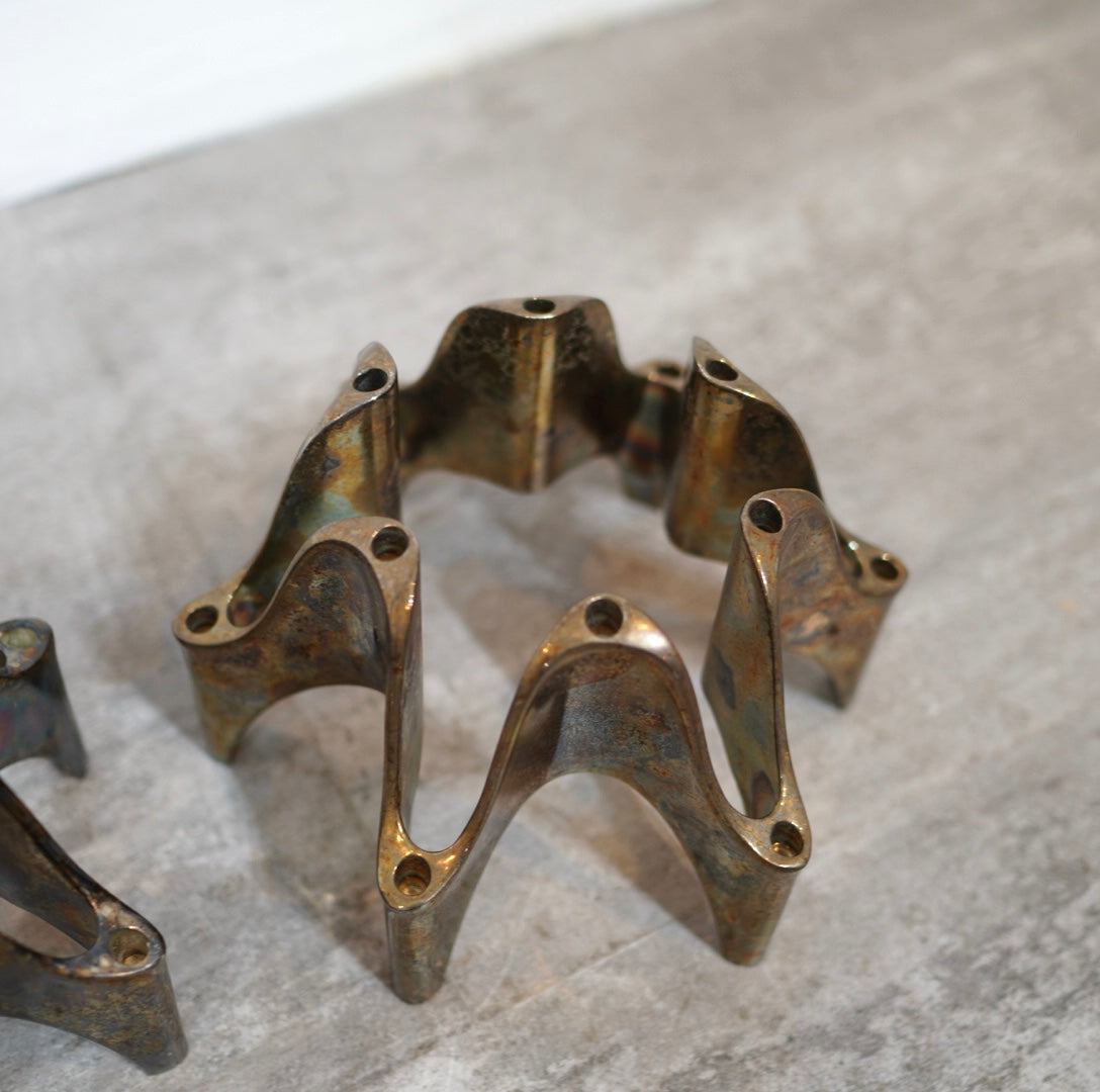 ダンスク / DANSK グンナー・シーレン / Gunnar Cyren キャンドルホルダー シルバーメッキ ヴィンテージ - Restyle