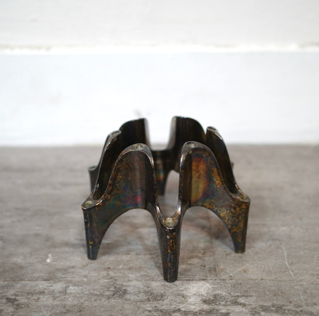 ダンスク / DANSK グンナー・シーレン / Gunnar Cyren キャンドルホルダー シルバーメッキ ヴィンテージ - Restyle