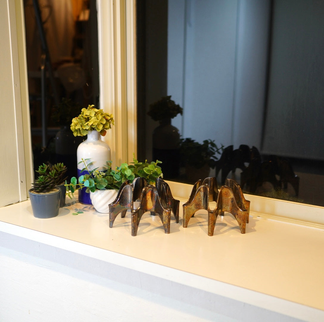 ダンスク / DANSK グンナー・シーレン / Gunnar Cyren キャンドルホルダー シルバーメッキ ヴィンテージ - Restyle