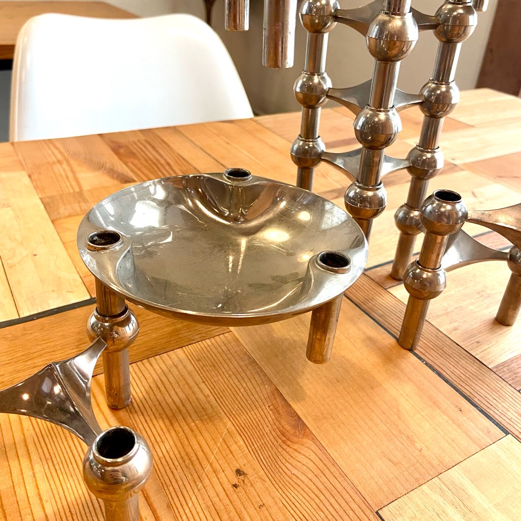 ストッフナゲル / STOFF Nagel キャンドルホルダー 13ピース 2トレー ヴェルナー・ストッフ ヴィンテージ