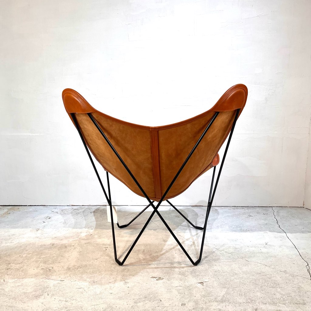 クエロ / CUERO バタフライチェア BKFチェア 本革 ブラウン 【2】