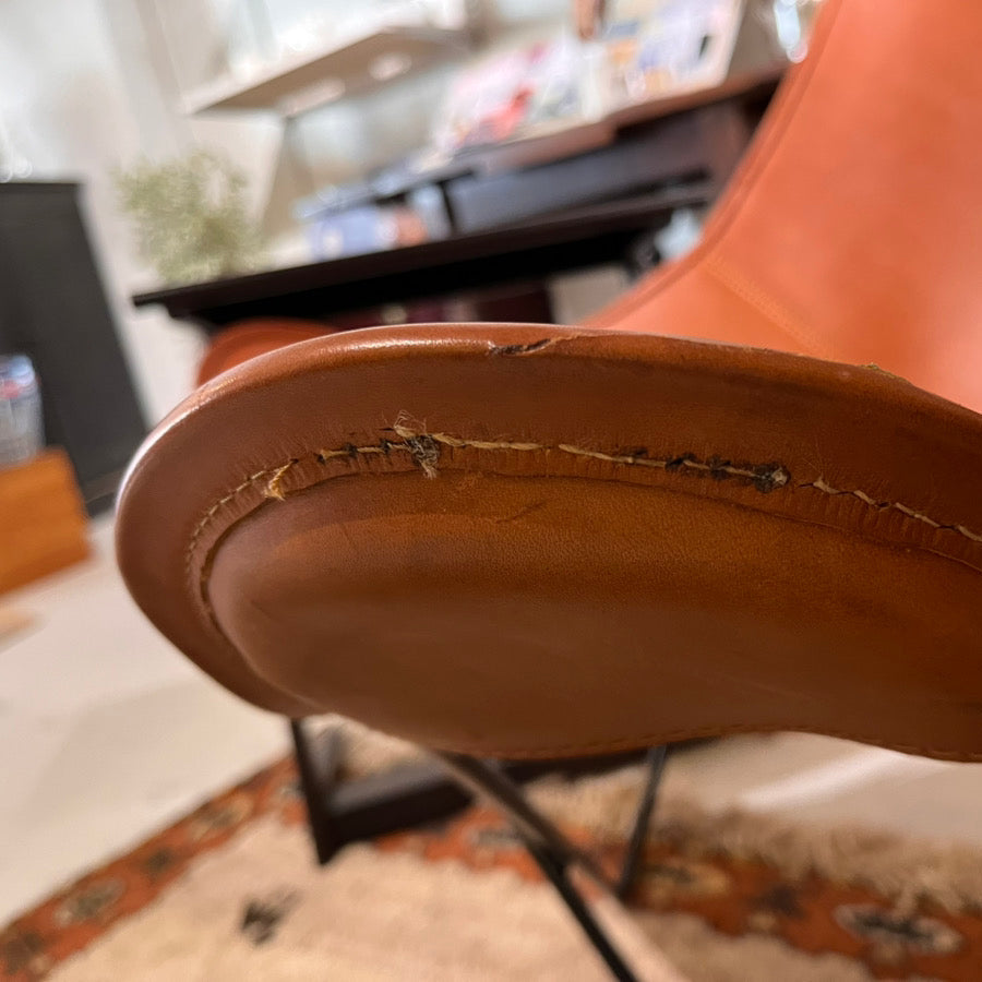 クエロ / CUERO バタフライチェア BKFチェア 本革 ブラウン 【2】