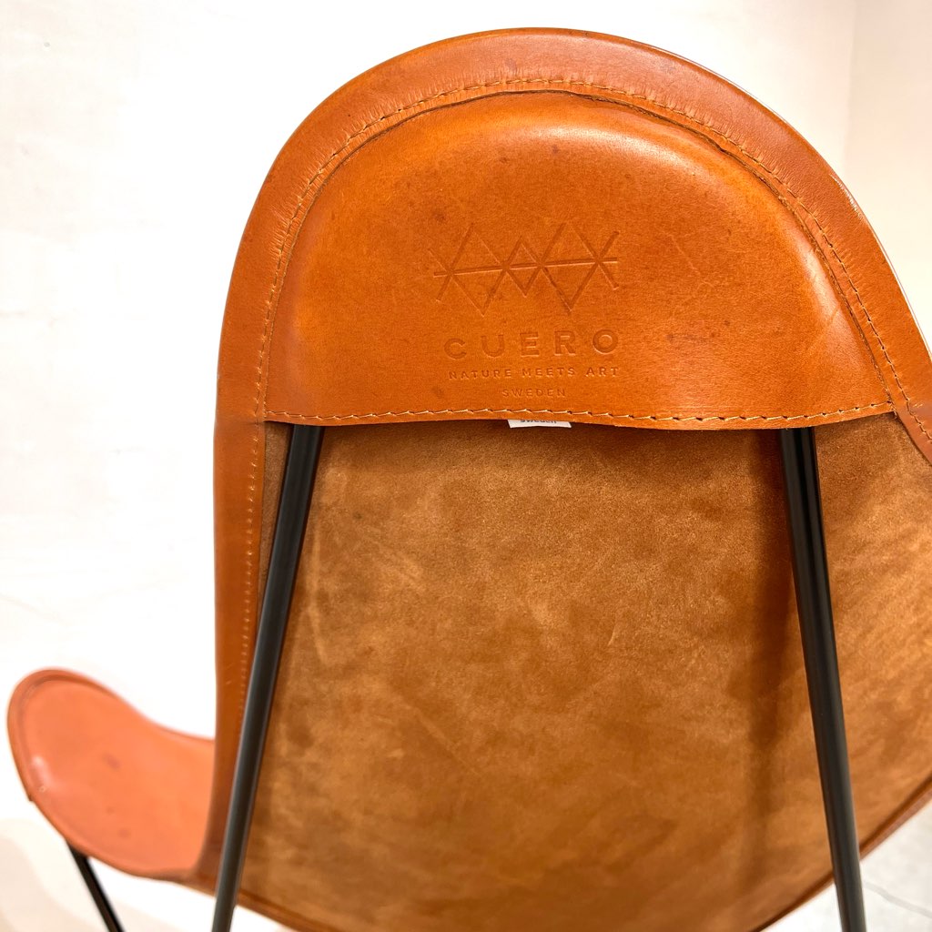 クエロ / CUERO バタフライチェア BKFチェア 本革 ブラウン 【2】
