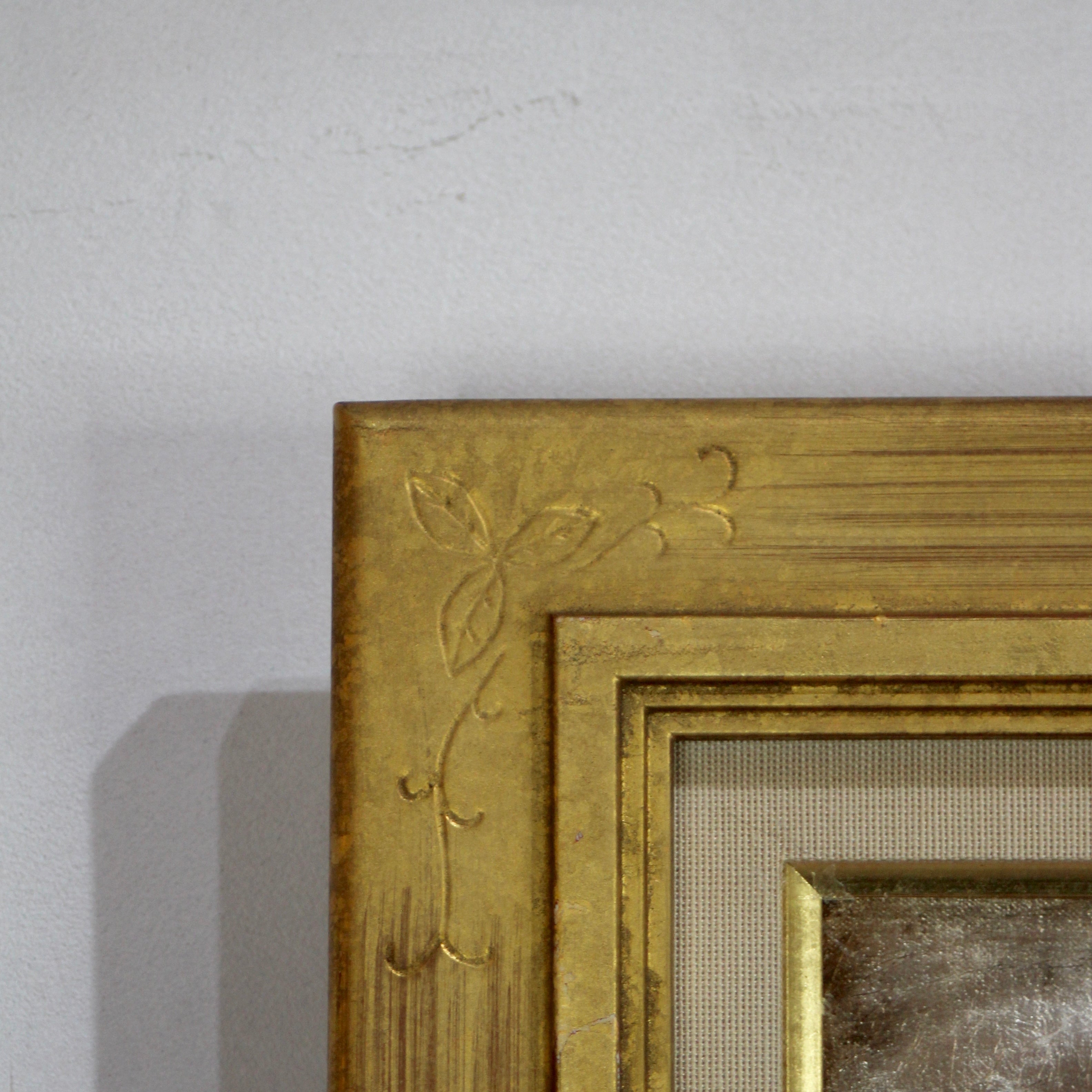 井上覚造「人形」油彩画