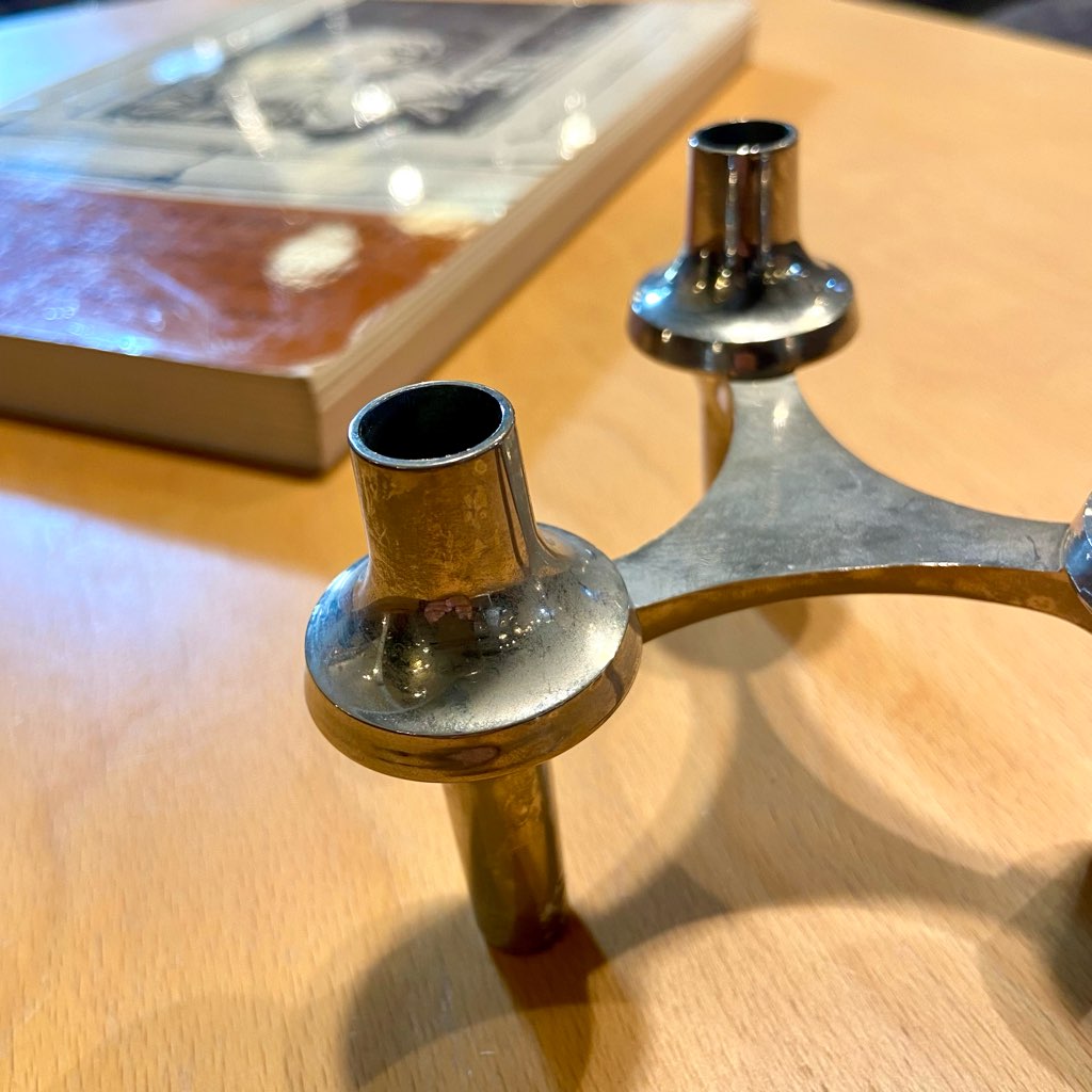 ストッフナゲル / STOFF Nagel キャンドルホルダー 1ピース ヴェルナー・ストッフ ヴィンテージ