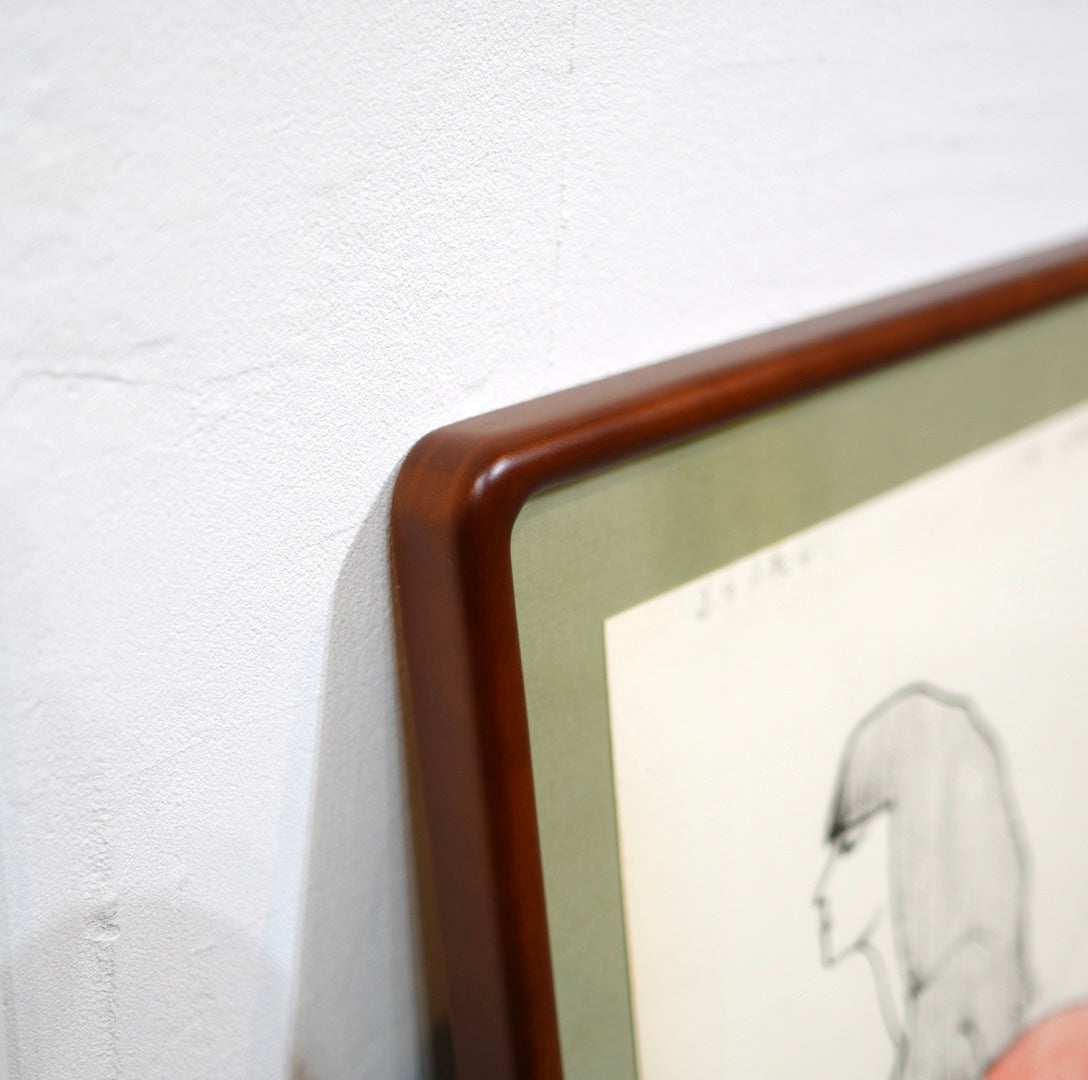 池田満寿夫 肉筆画 「山口小夜子」