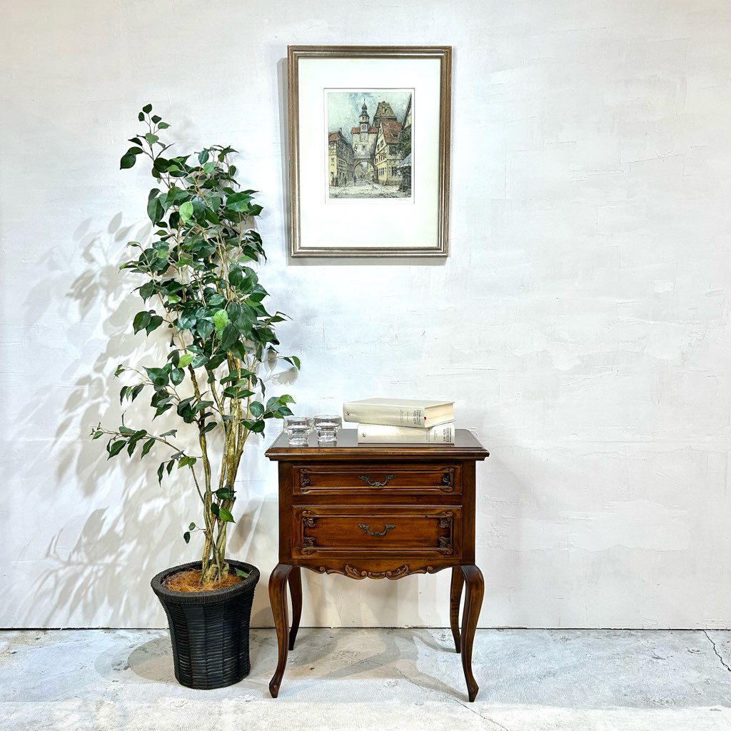 クラシカル 猫脚サイドキャビネット ミニチェスト