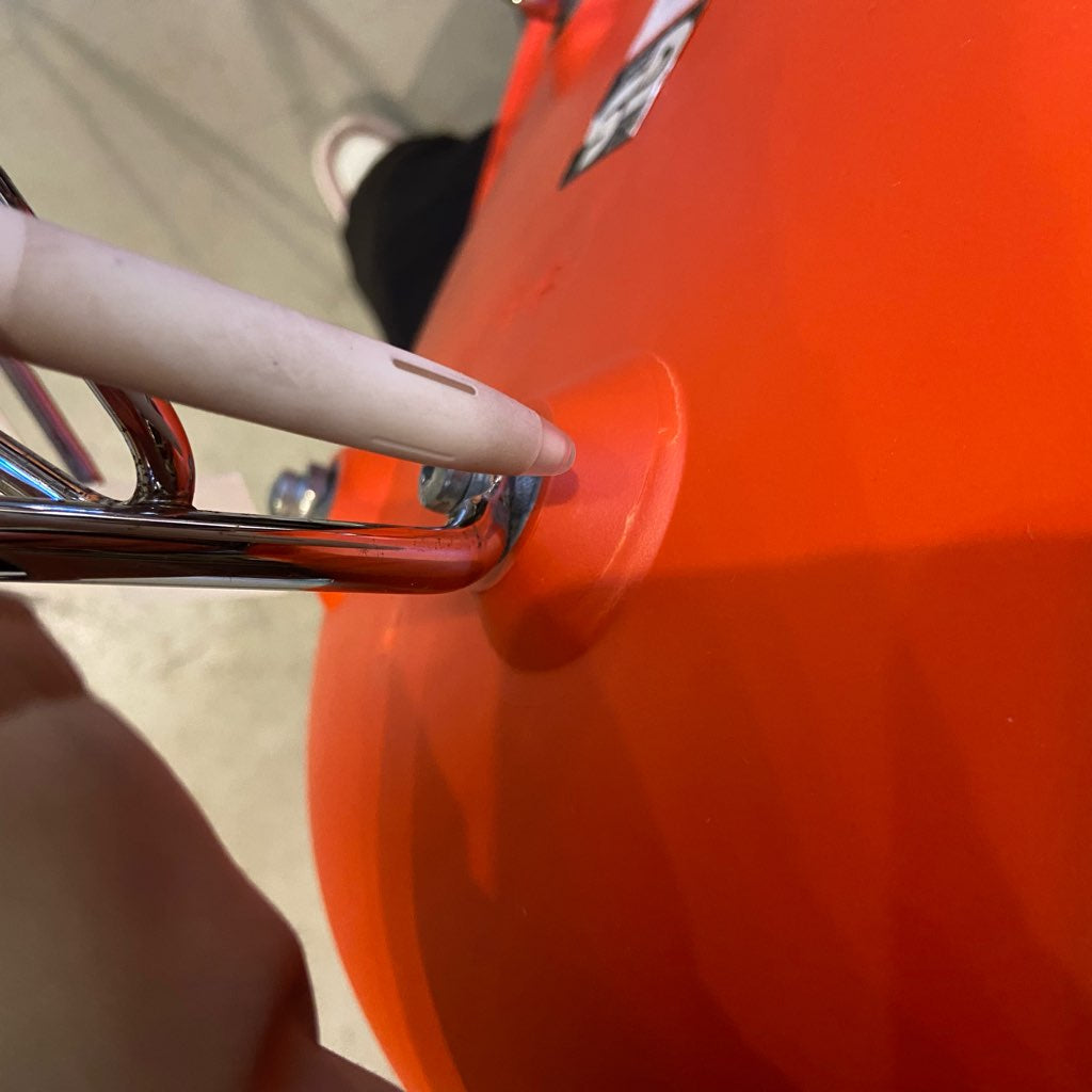 ヴィトラ / Vitra サイドシェルチェア エッフェルベース チャールズ&レイ・イームズ レッドオレンジ