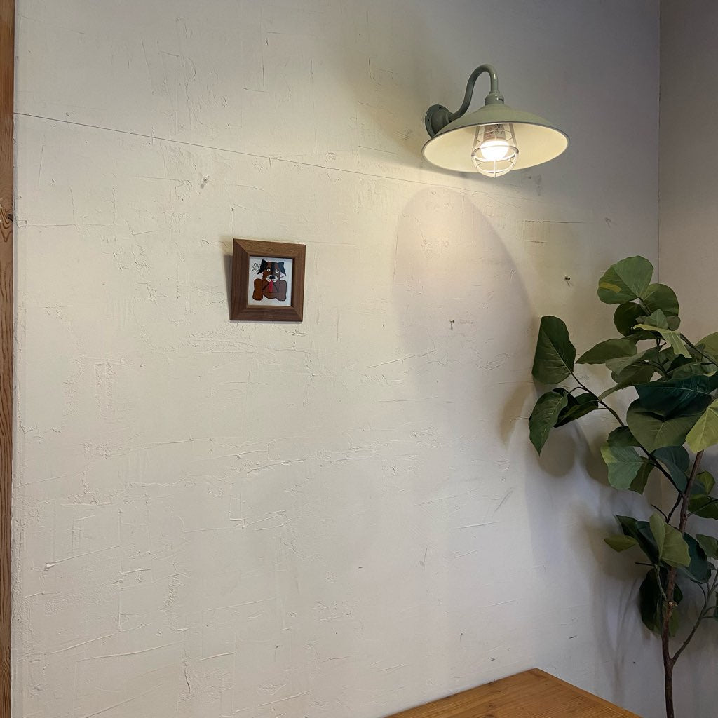 柚木沙弥郎 ガラス絵 「犬」