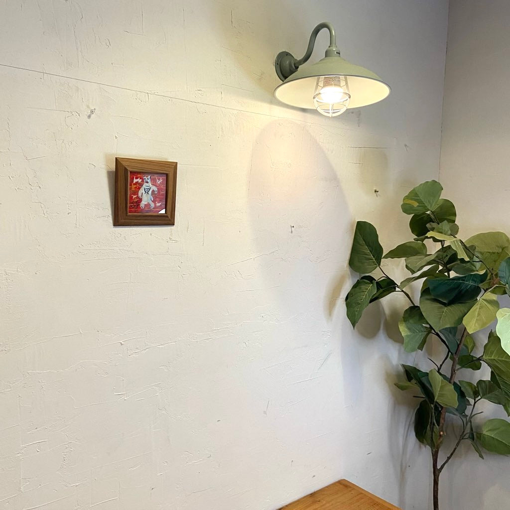 柚木沙弥郎 ガラス絵 「メキシコの熊」