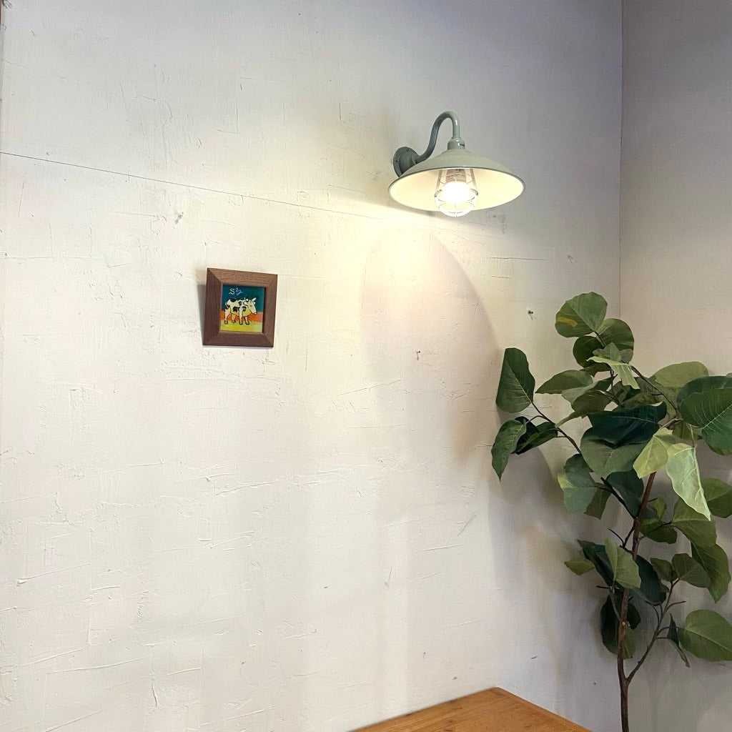 柚木沙弥郎 ガラス絵 「メキシコの牛」