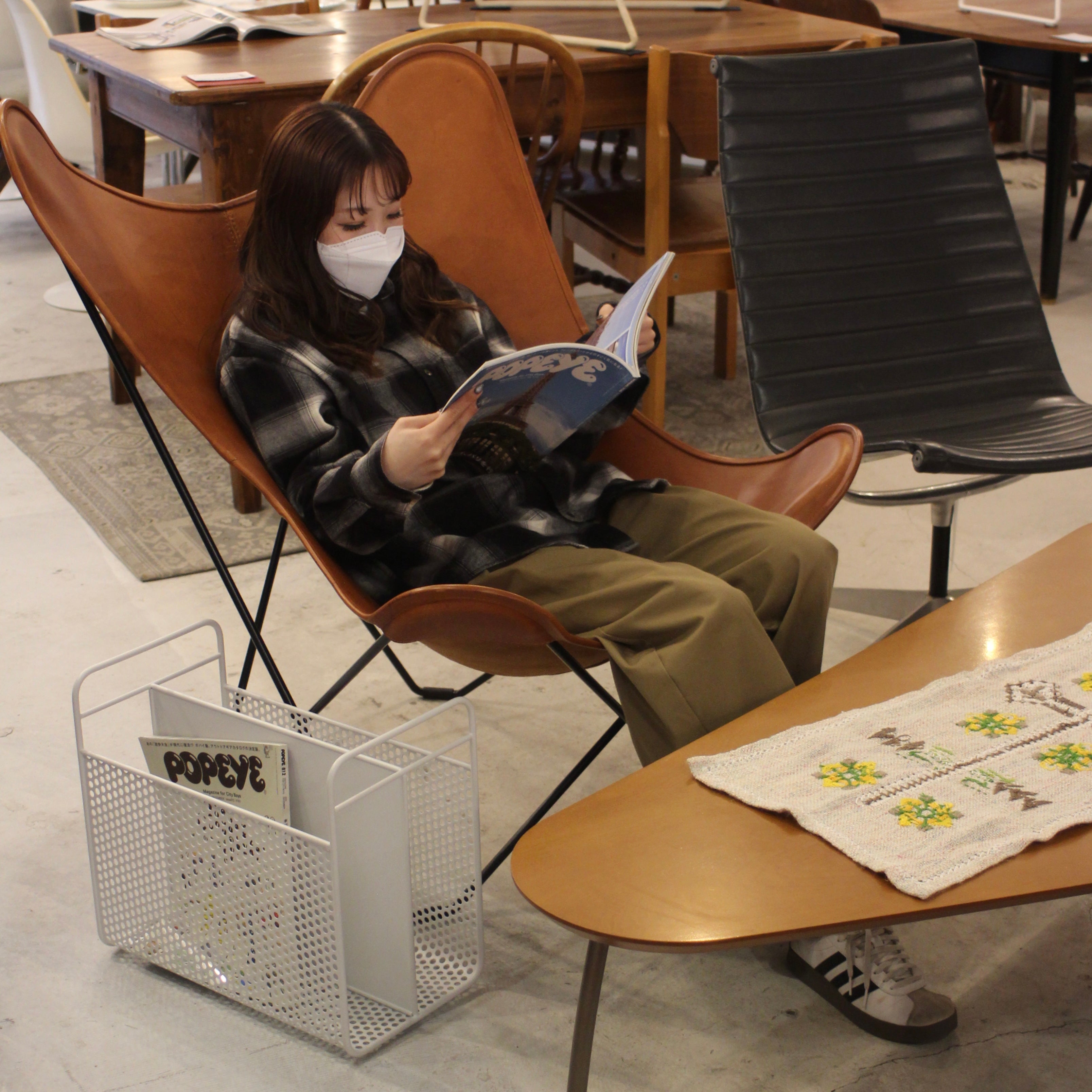 ノーマンコペンハーゲン / normann COPENHAGEN アナログ / ANALOG マガジンラック ホワイト 未使用