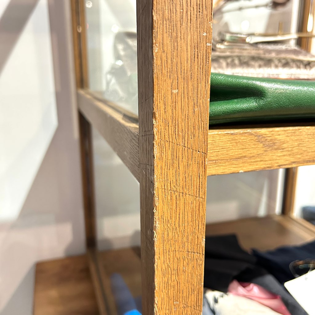 木製フレーム オープンガラスショーケース