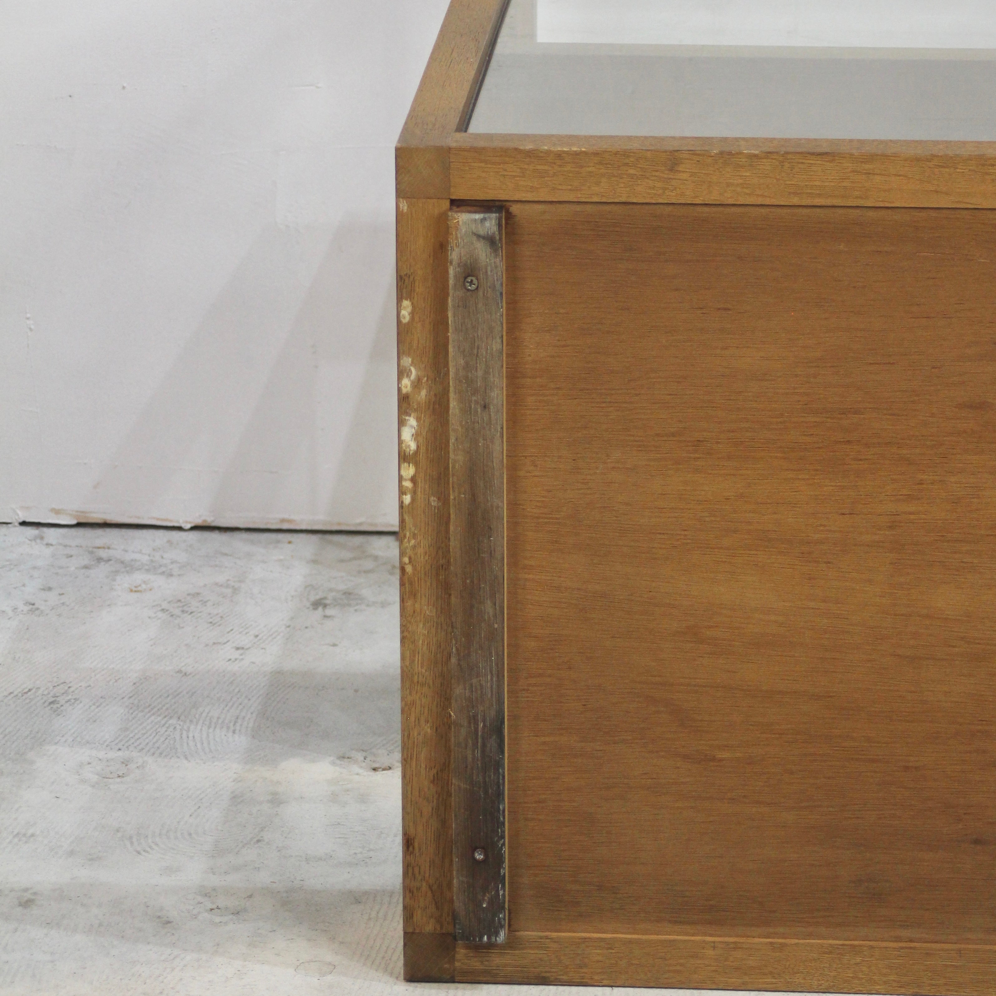 木製フレーム オープンガラスショーケース