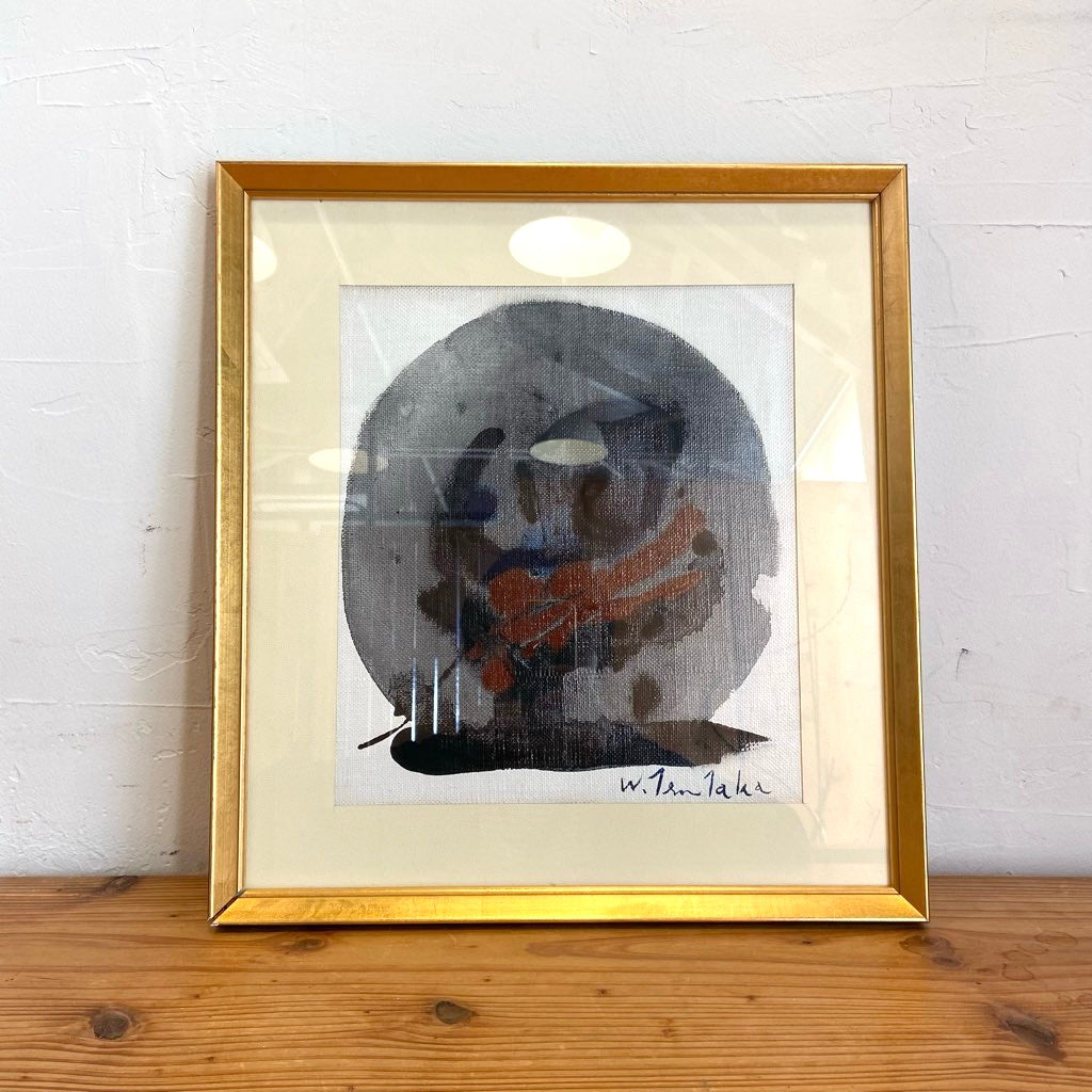 津高和一 「無題」1987年 油彩