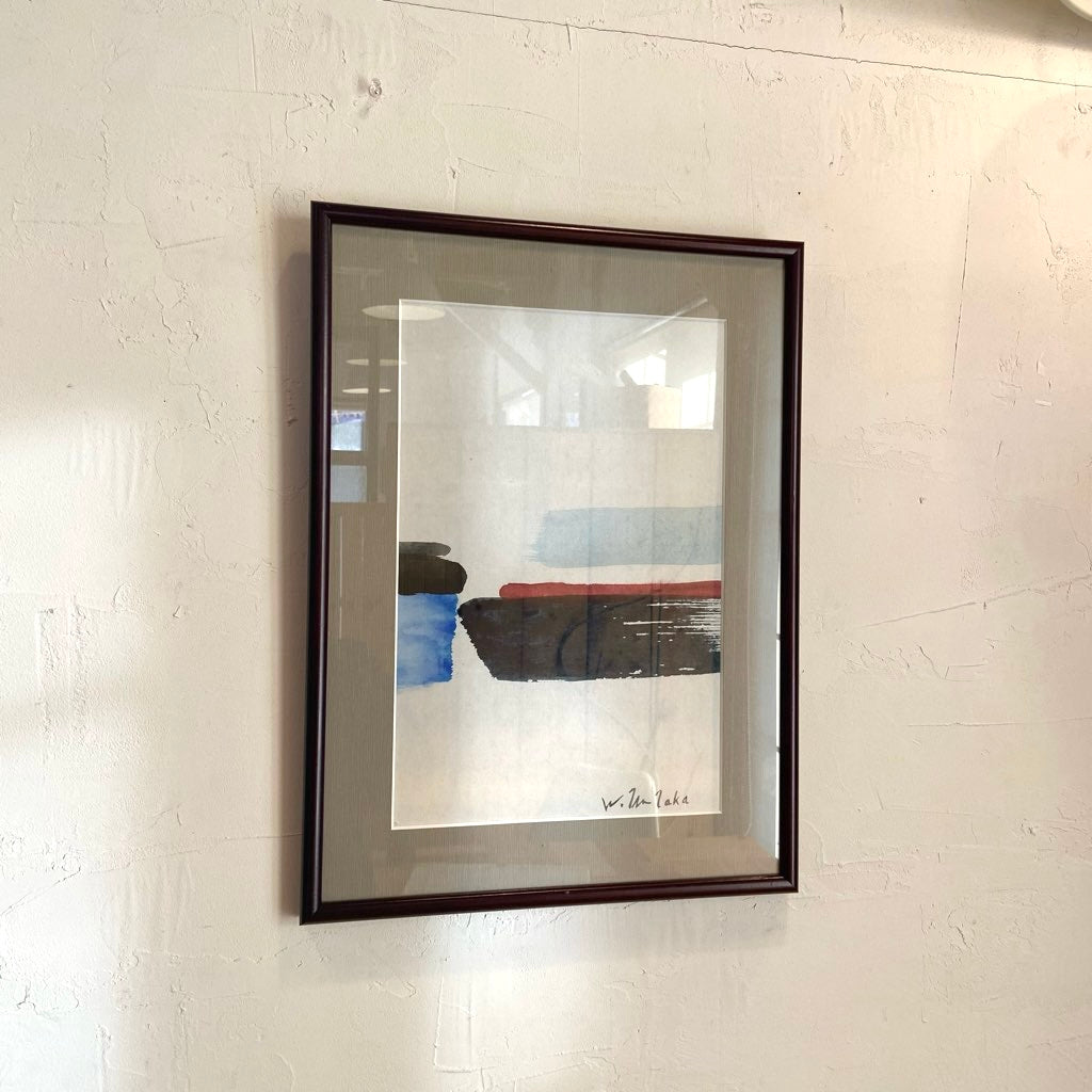 津高和一 「無題」 墨彩