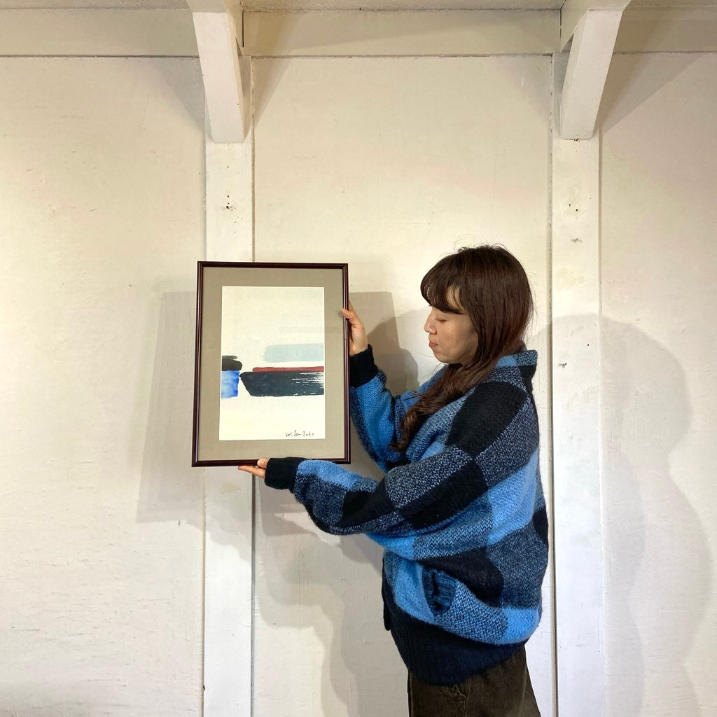 津高和一 「無題」 墨彩