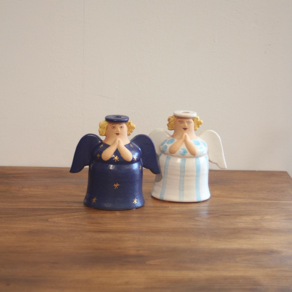 リサラーソン / Lisa Larson 「天使」キャンドルホルダー - Restyle