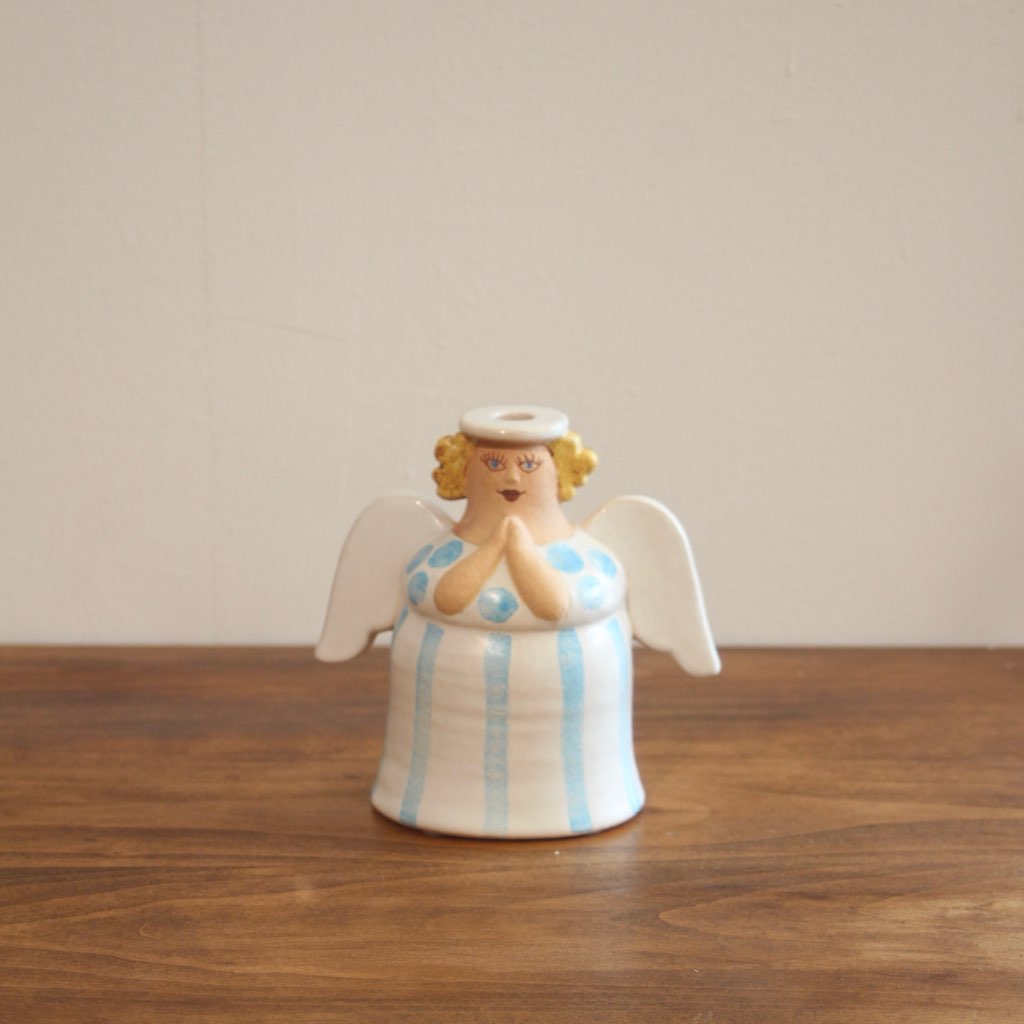 リサラーソン / Lisa Larson 「天使」キャンドルホルダー - Restyle