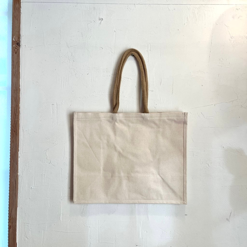 柚木沙弥郎 型染め バッグ 【大】宇宙人 ドット柄 かばん 未使用 - Restyle