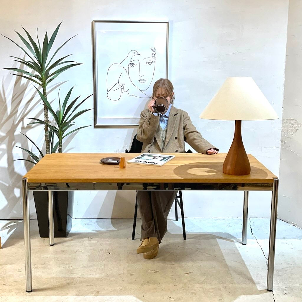 USM ハラーテーブル / USM Haller Table 150cm オーク無垢天板
