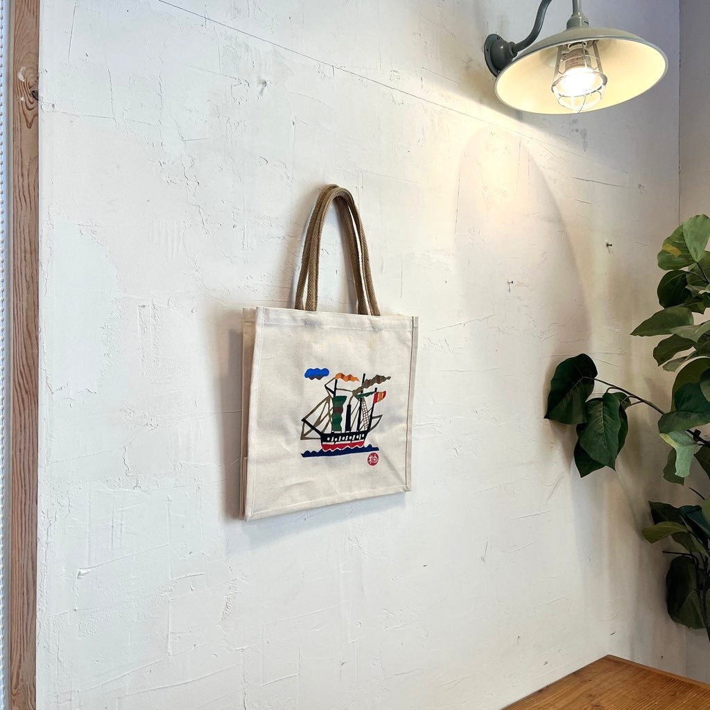 柚木沙弥郎 トートバッグ 【中】船 かばん 未使用 - Restyle