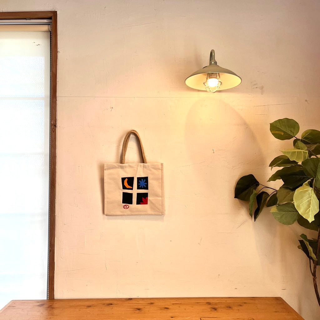 柚木沙弥郎 トートバッグ 【中】 月と星 かばん 未使用 - Restyle