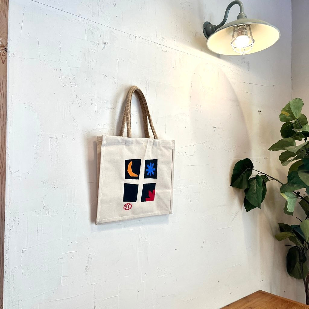 柚木沙弥郎 トートバッグ 【中】 月と星 かばん 未使用 - Restyle