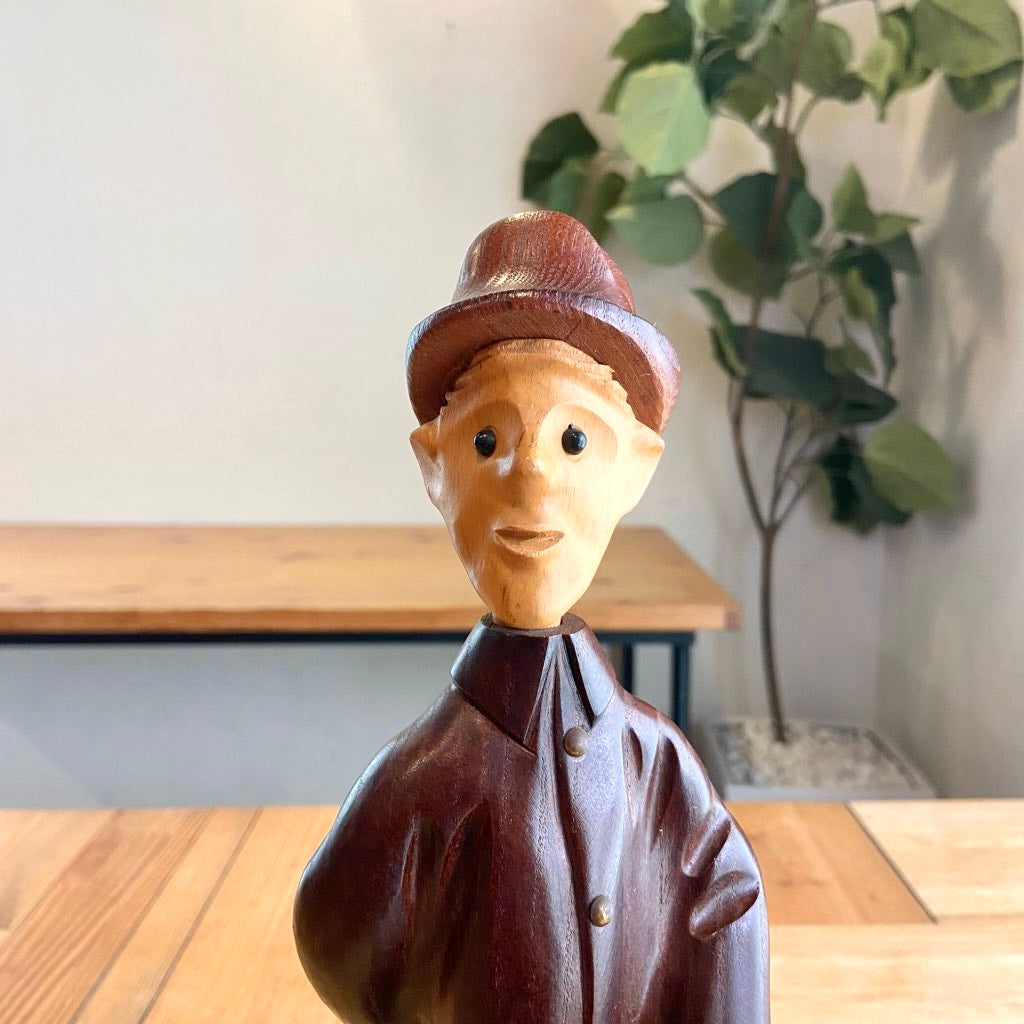 イタリア ロメール / ROMER 人形 消防士 木人形 ヴィンテージ