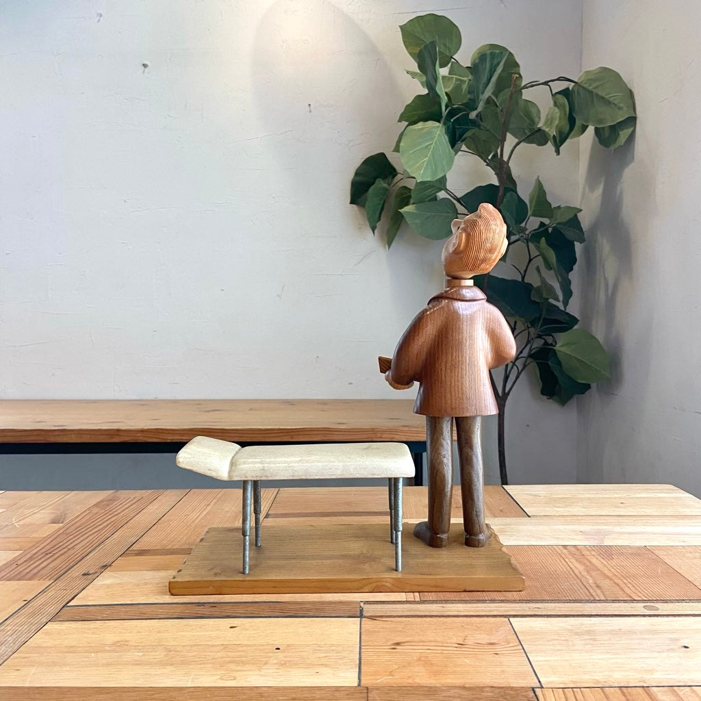 イタリア ロメール / ROMER 人形 診察室 木人形 ヴィンテージ