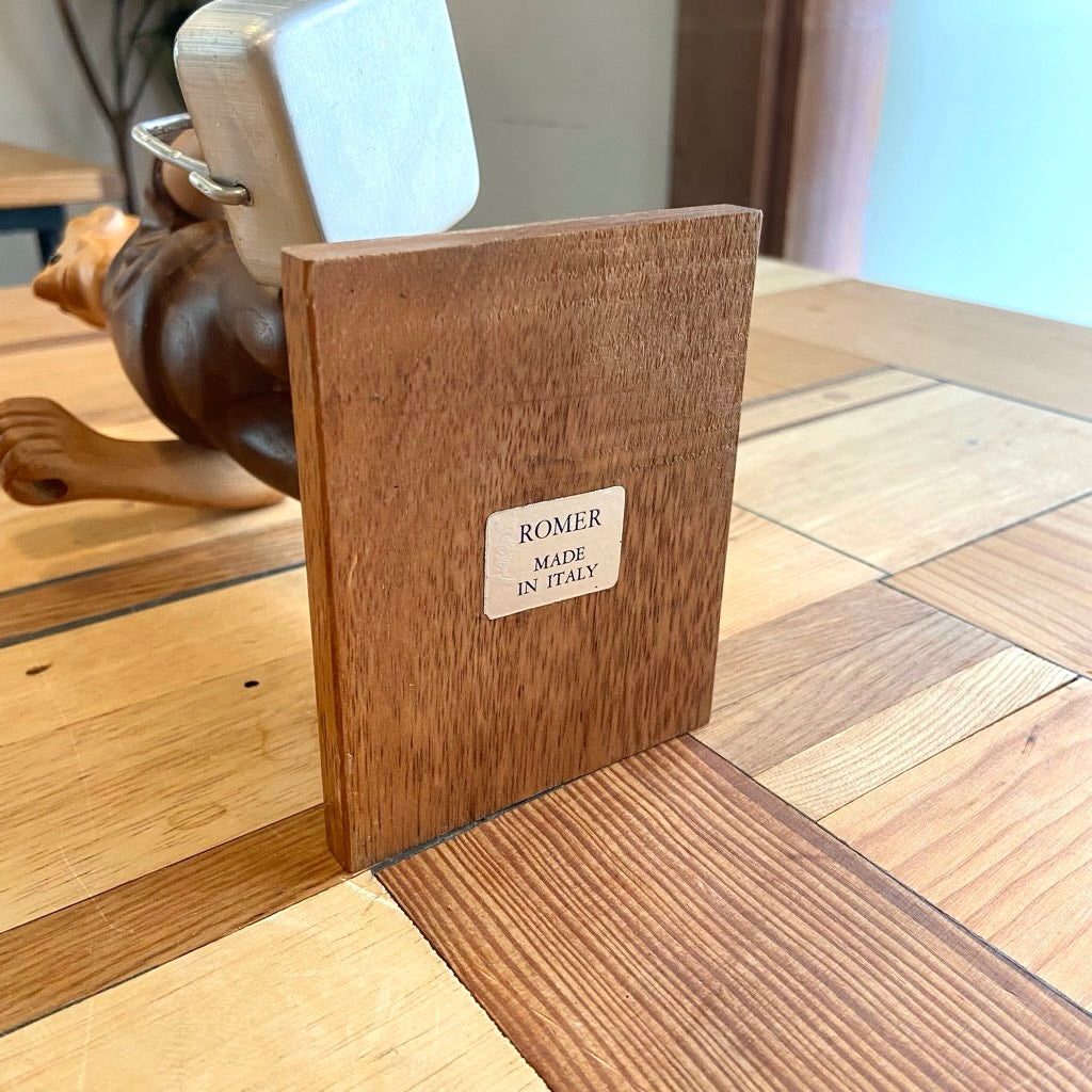 イタリア ロメール / ROMER 人形 作業をする人 木人形 ヴィンテージ