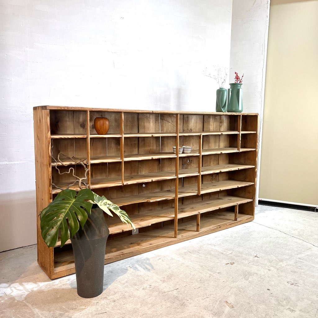 アンティーク オープンシェルフ 飾り棚 ジャパンヴィンテージ ディスプレイ棚