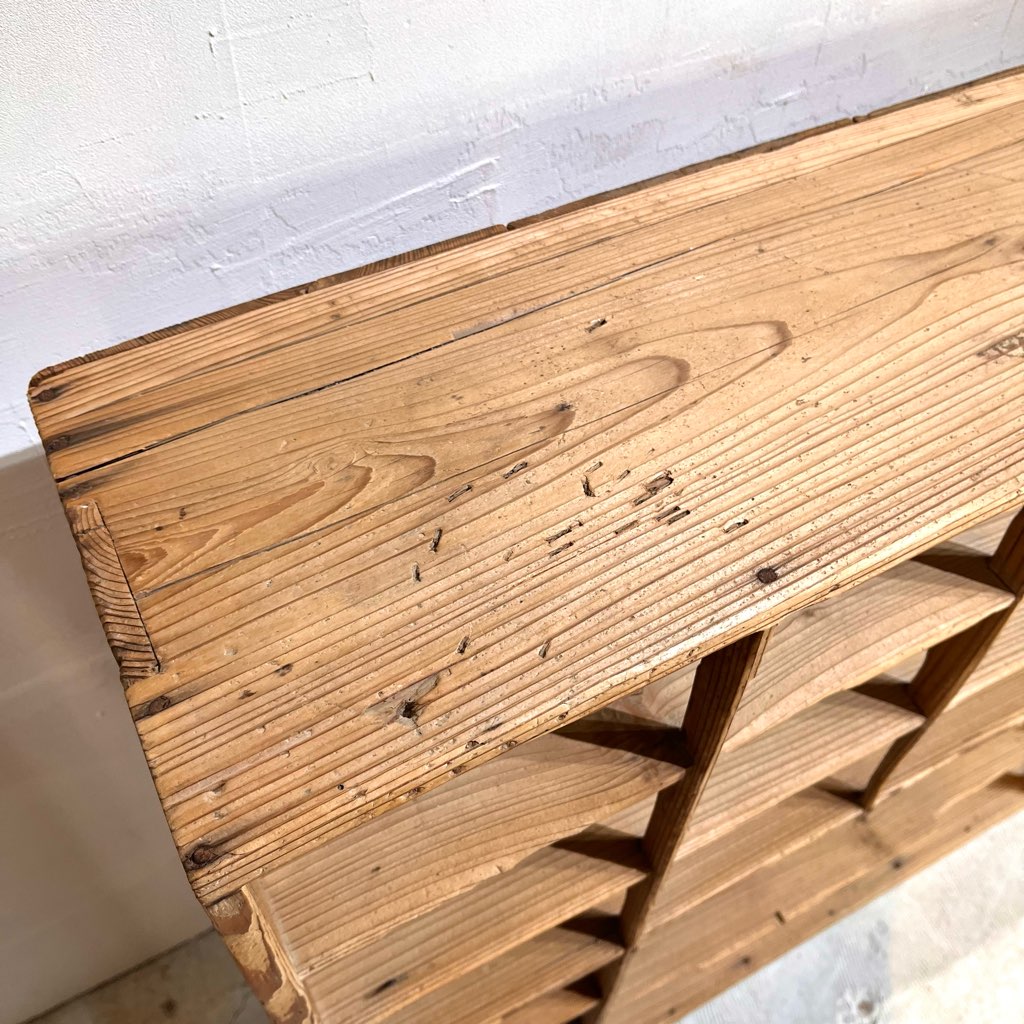 アンティーク オープンシェルフ 飾り棚 ジャパンヴィンテージ ディスプレイ棚