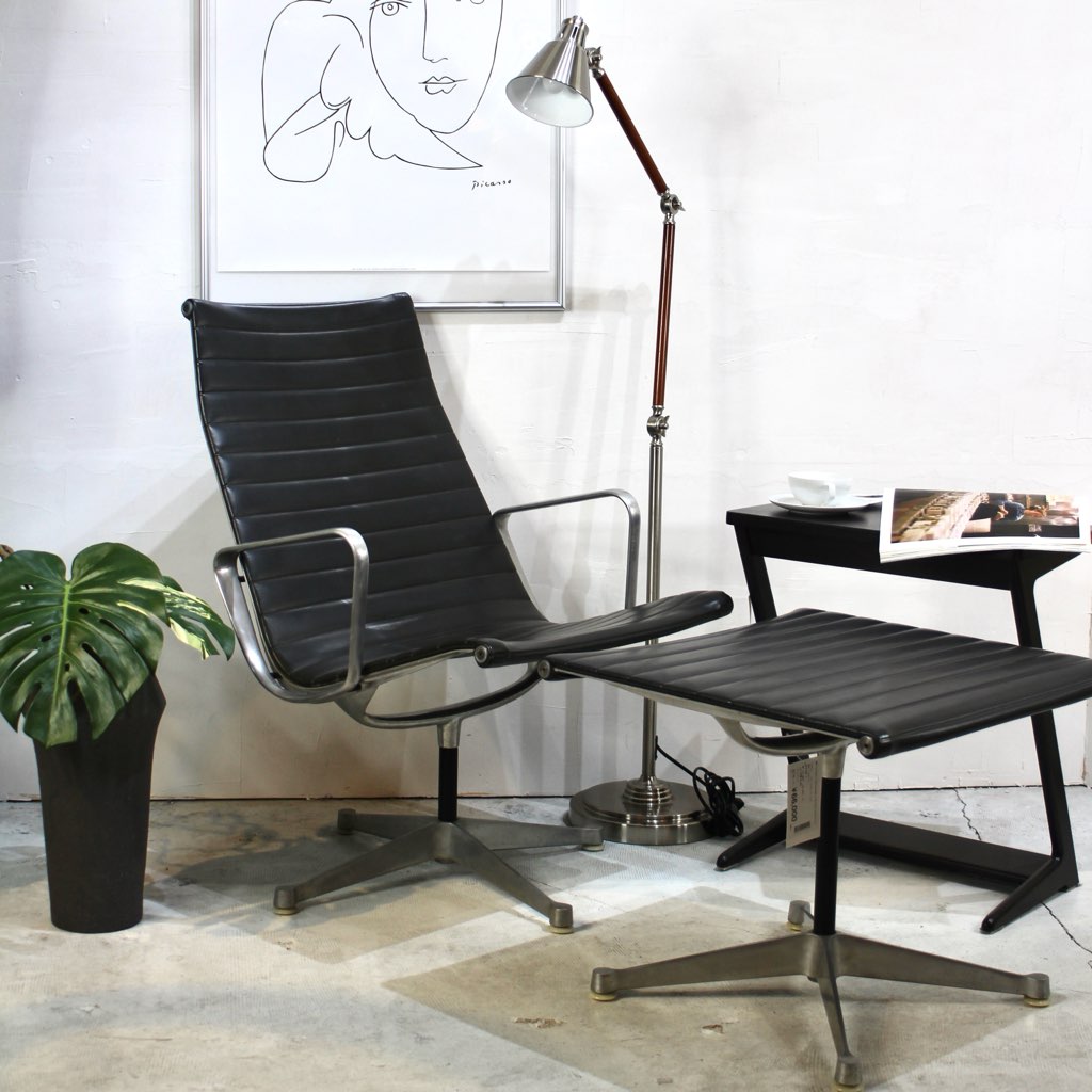 ハーマンミラー / Herman Miller アルミナムラウンジアームチェア 4スターベース チャールズ&レイ・イームズ ヴィンテージ