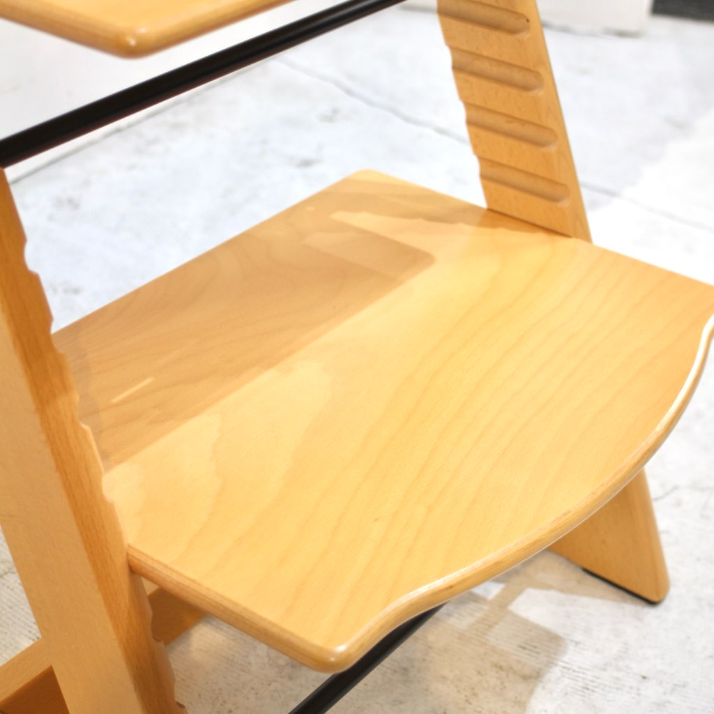ストッケ / stokke トリップトラップ / Tripp Trapp チェア ナチュラル ガード付き ピンクカバー