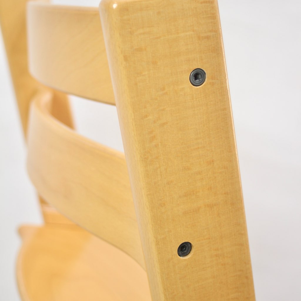 ストッケ / stokke トリップトラップ / Tripp Trapp チェア ナチュラル ガード付き ピンクカバー