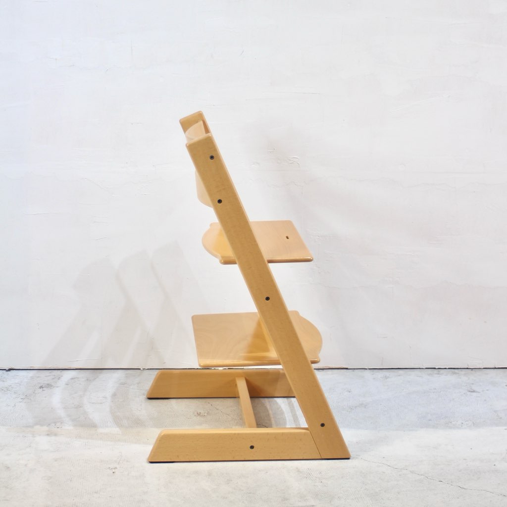 ストッケ / stokke トリップトラップ / Tripp Trapp チェア ナチュラル ガード付き ピンクカバー