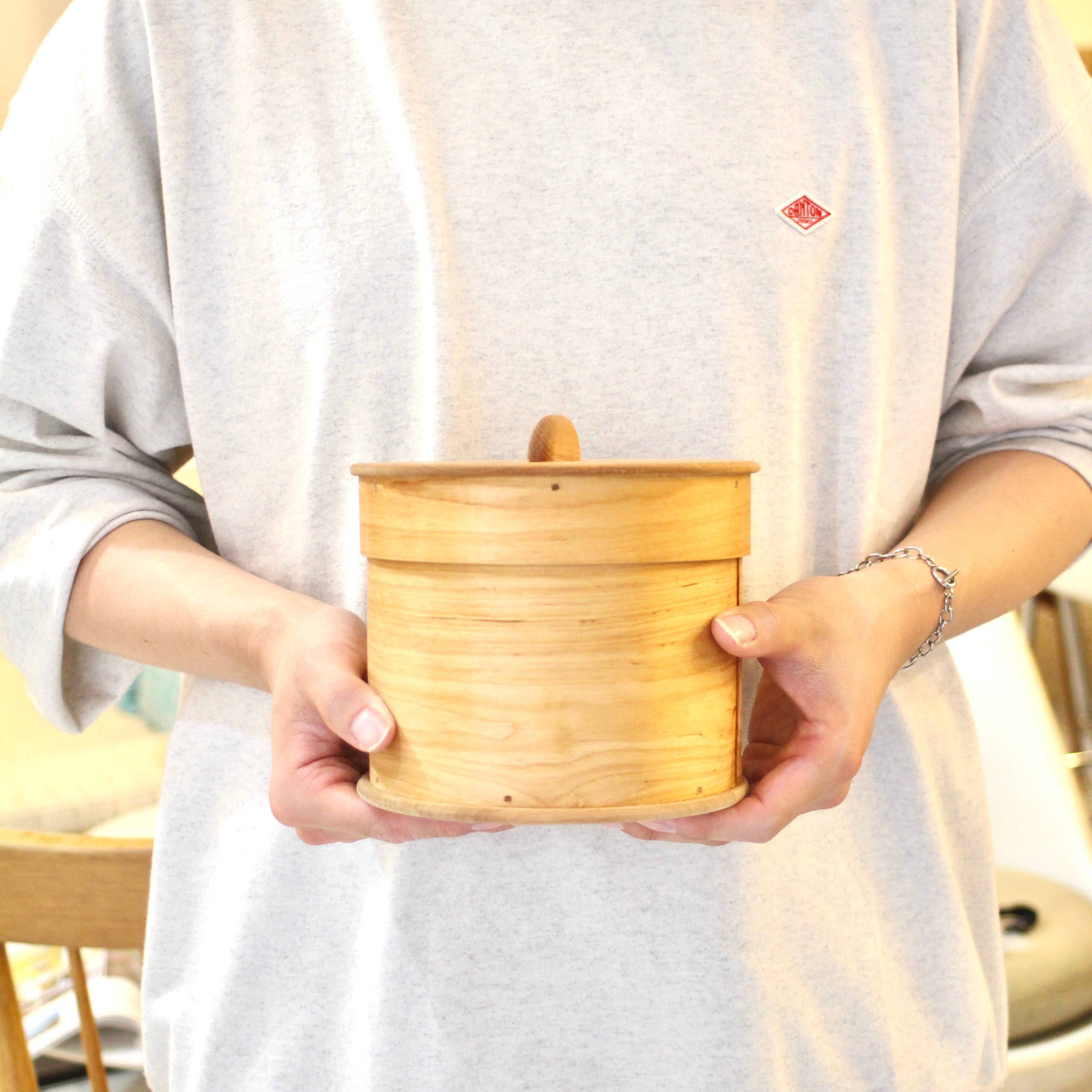 スカンジナビスク・ヘムスロイド / SKANDINAVISK HEMSLOJD 北欧蓋つきバスケット