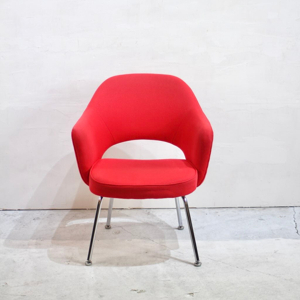 ノル / Knoll カンファレンス アームチェア 71アームチェア 赤 エーロ・サーリネン