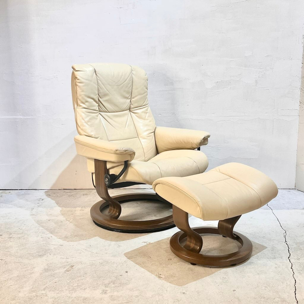エコーネス / EKORNES ストレスレスチェア&オットマンセット メイフェア / Mayfair M【2】本革