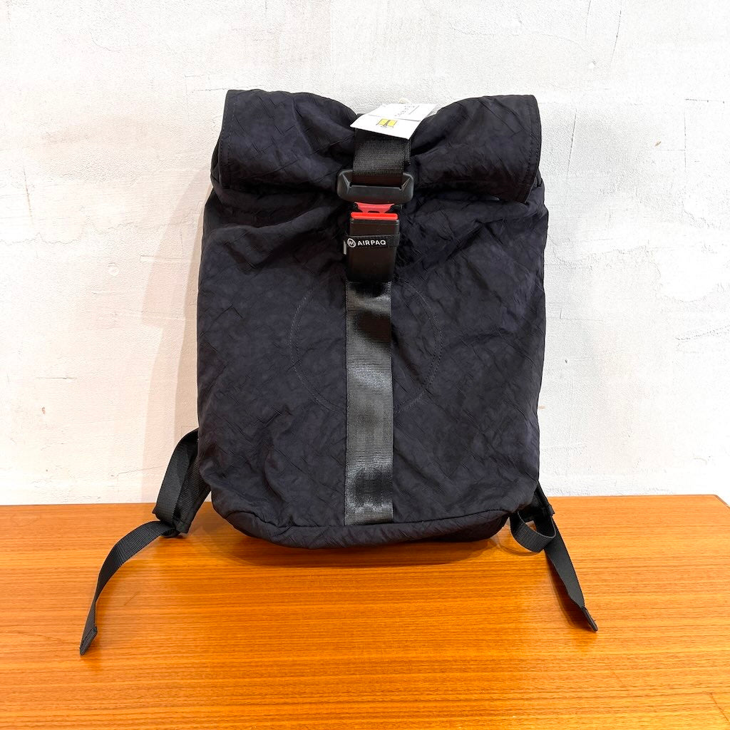 【新品・デッドストック】エアパック / AIR PAQ シートベルト バックパックリュック SDGs サスティナブル