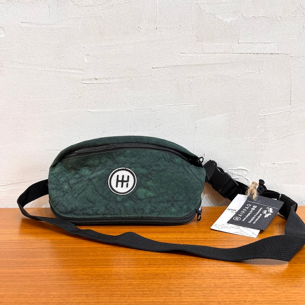 【新品・デッドストック】エアパック / AIR PAQ ヒップバッグ ウエストポーチ SDGs サスティナブル 斜めがけ